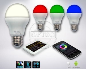 Żarówka LED 6W RGBW ciepły biały E27