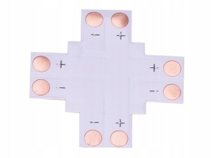 ZŁĄCZKA TASMA LED 8mm 2PIN TYPU +