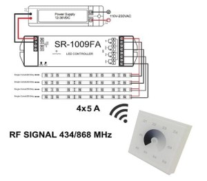 SR-2825A-AC z odbiornikiem do taśm LED SR-1009FA.JPG