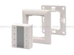 Naścienny radiowy ściemniacz LED pod standardową ramkę 4 strefy