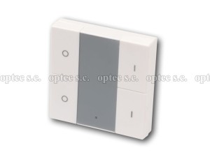 Naścienny radiowy ściemniacz LED pod standardową ramkę 2 strefy