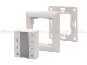 Naścienny radiowy sterownik LED RGBW pod standardową ramkę