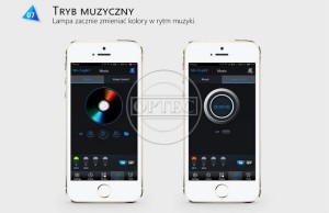 Żarówka LED 8W RGBW ciepły biały/zimny biały E27 BLUETOOTH