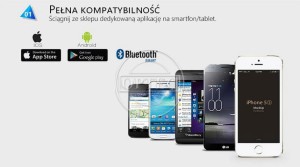 Żarówka LED 8W RGBW ciepły biały/zimny biały E27 BLUETOOTH