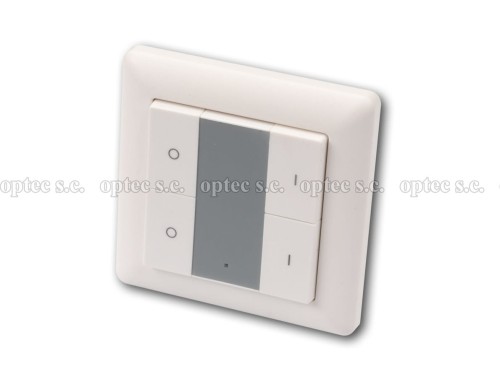 Naścienny radiowy ściemniacz LED pod standardową ramkę 2 strefy