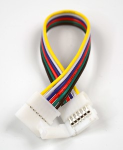 5 ZŁĄCZEK LED 6żył 6PIN RGB+CCT RGBCCT