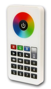 8 stref - PILOT radiowy dotykowy LED RGB/RGBW