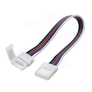 ZŁĄCZKA PRZEWÓD LED RGBW do taśm 10mm 5050 KLIK