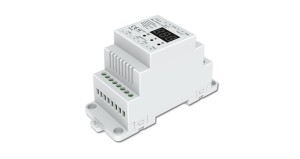 STEROWNIK D4 DMX LED RGBW 4x5A 12-24V DIN NA SZYNE