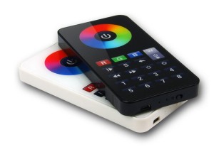 8 stref - PILOT radiowy dotykowy LED RGB/RGBW
