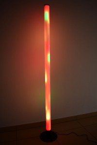 Tuba LED 2m z pilotem radiowym + mikrofon (funkcja audio)