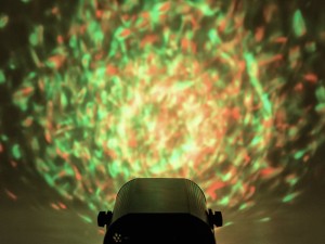 Lampa 5W RGB z efektem wody, z pilotem IR