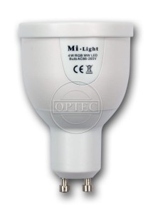 Żarówka LED 4W RGBW ciepły biały GU10