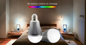 Żarówka LED 9W RGBW, Ciepły Biały, E27