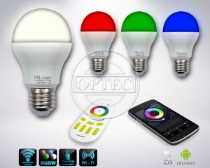 Żarówka LED 6W RGBW ciepły biały E27