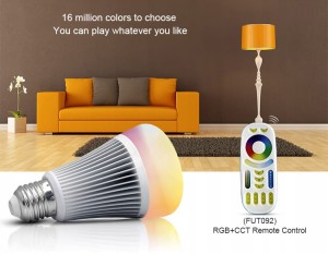 ŻARÓWKA LED RGB+CCT 8W ZMIANA KOLORÓW, E27