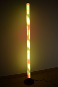 Tuba LED 2m z pilotem radiowym + mikrofon (funkcja audio)