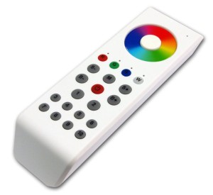 10 stref - PILOT radiowy LED RGB/RGBW
