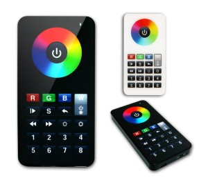 8 stref - PILOT radiowy dotykowy LED RGB/RGBW