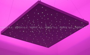 Panel gwiezdne niebo z tylnym oświetleniem LED RGBW.