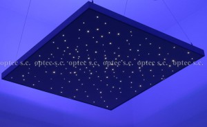 Panel gwiezdne niebo z tylnym oświetleniem LED RGBW.