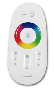 Sterownik do taśm LED RGB + pilot radiowy LED RGB 2.4Ghz zintegrowany zasilacz