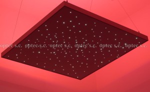 Panel gwiezdne niebo z tylnym oświetleniem LED RGBW.